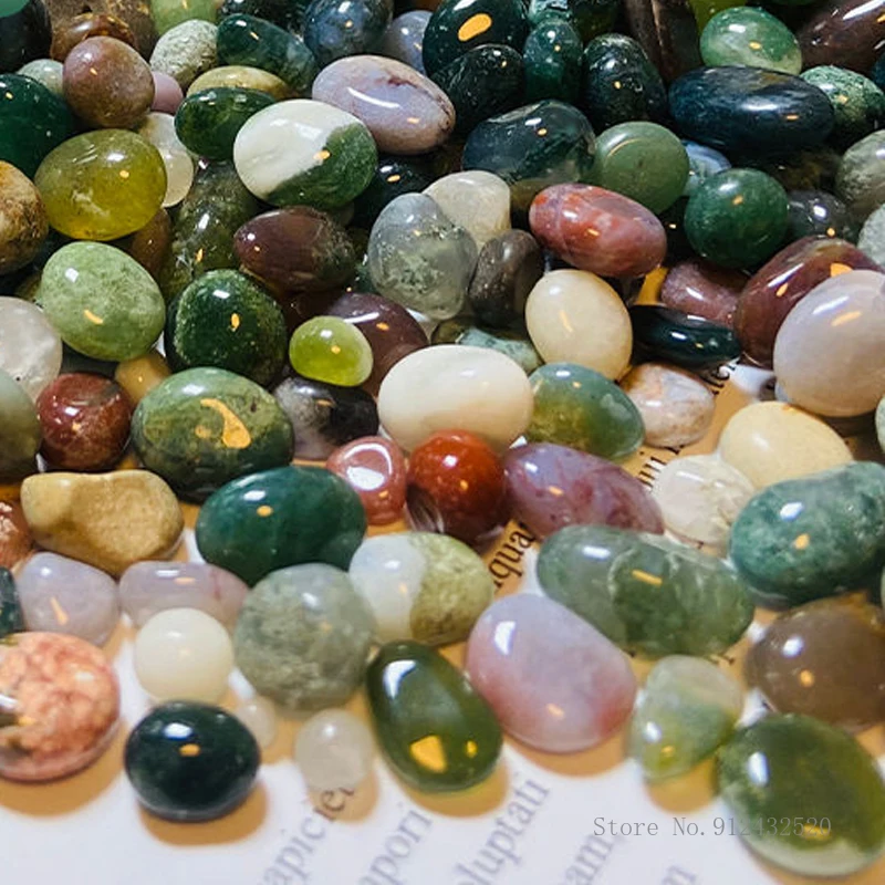 

Natural Aquatic Agate Cobblestone, Rain Flower, Fish Tank Landscaping, Flowerpot, Pavement Aquarium, Colorful Little Stone, 500g