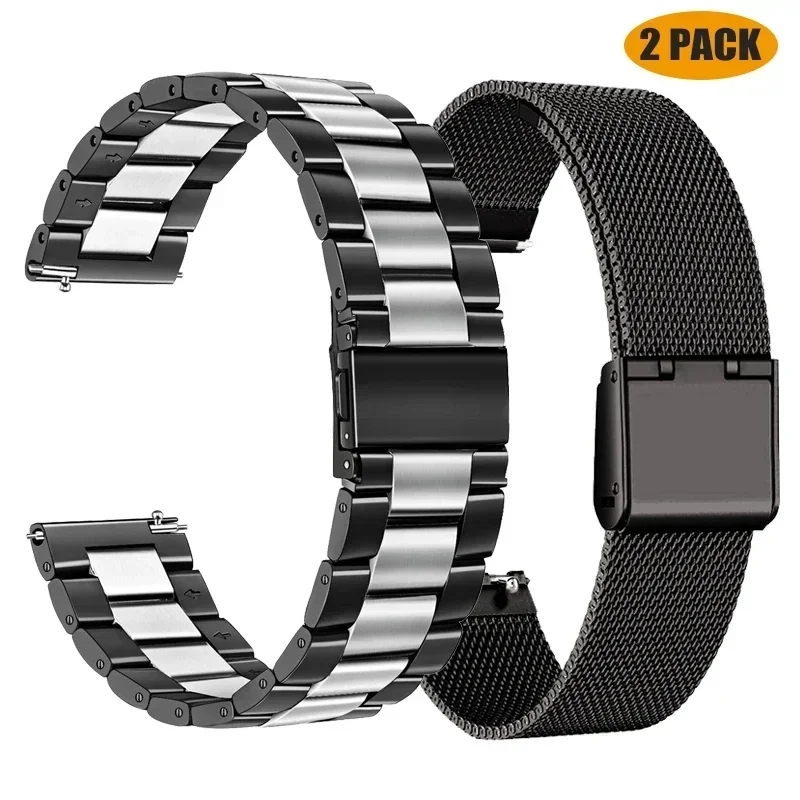 Stainless Steel Quick Release 22MM Metal Watch Band Strap