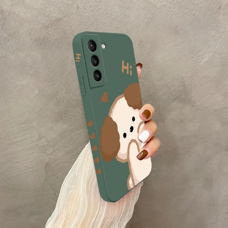 Fluffy Puppy Silicone Phone Case Cover
