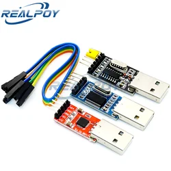 Triple USB to TTL UART Module Set - Featuring PL2303, CP2102, and CH340G Chipsets (1 Set)