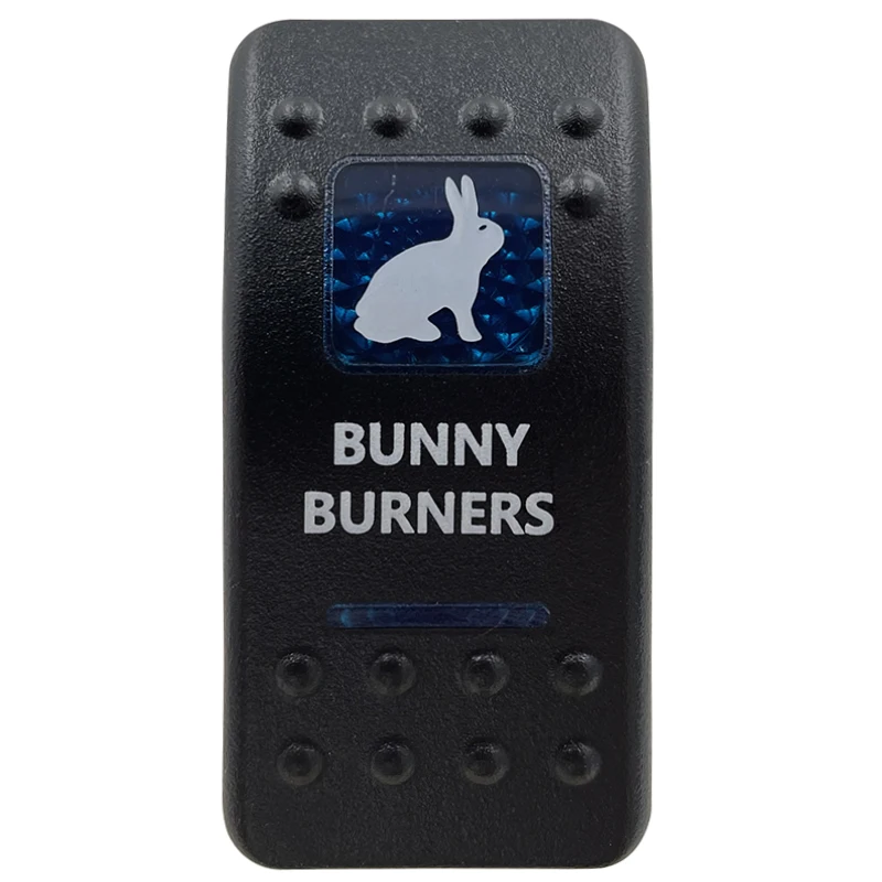 Blue LED Rocker Switch Button - Enhanced Interior Lights & Camper Accessories