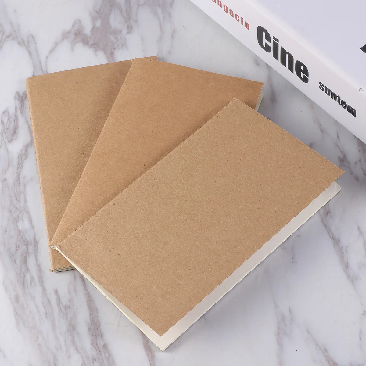 

Notebook Blank Travel Memo Notebooks Paper Kraft Book Sketchbooks Journal Diary Pad Dairy Notepad Work A5 Softcover Flip Subject