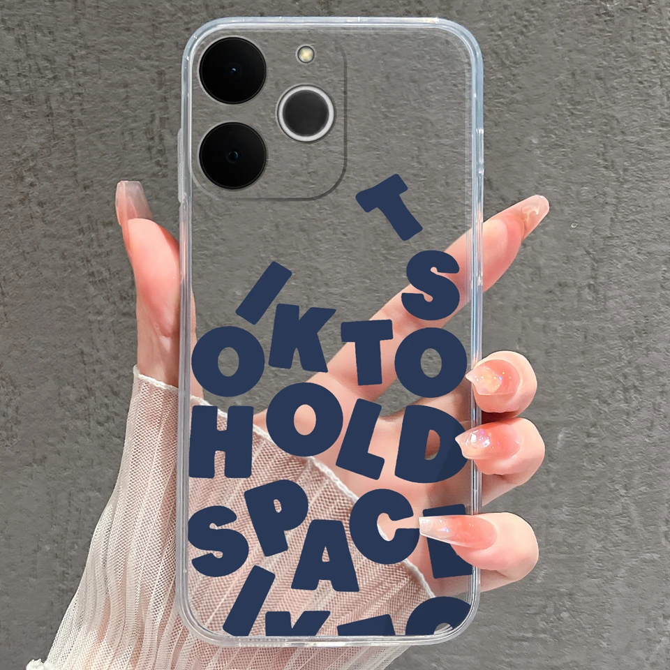 Cat Whale Anti-Fingerprint Transparent Phone Case
