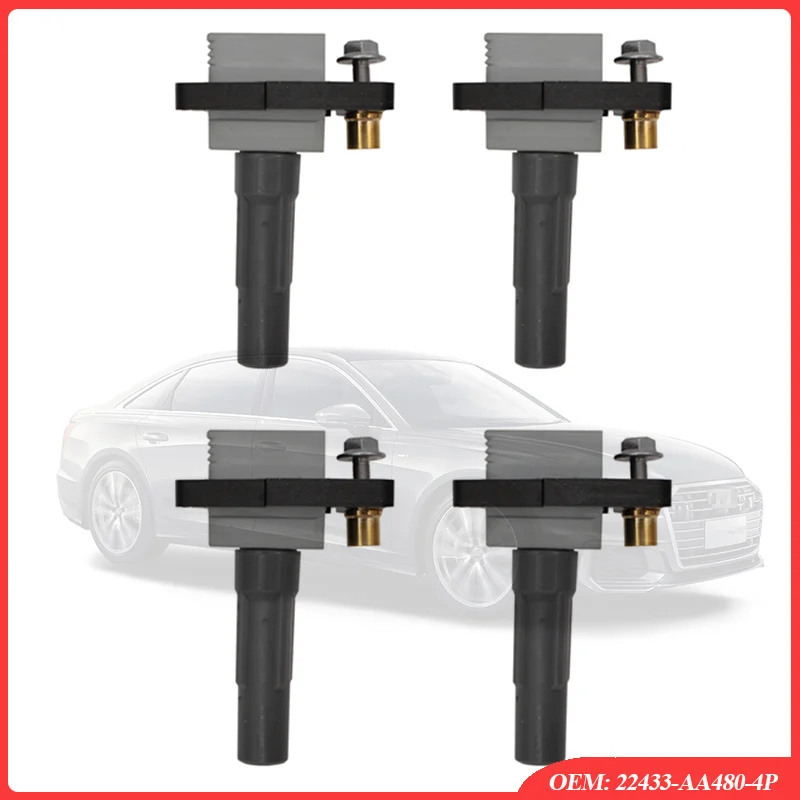 

4pcs High Quality Ignition Coil For Subaru Baja FORESTER IMPREZA Legacy 2.5 22433-AA480 22433-AA640 22433AA540 Auto Parts