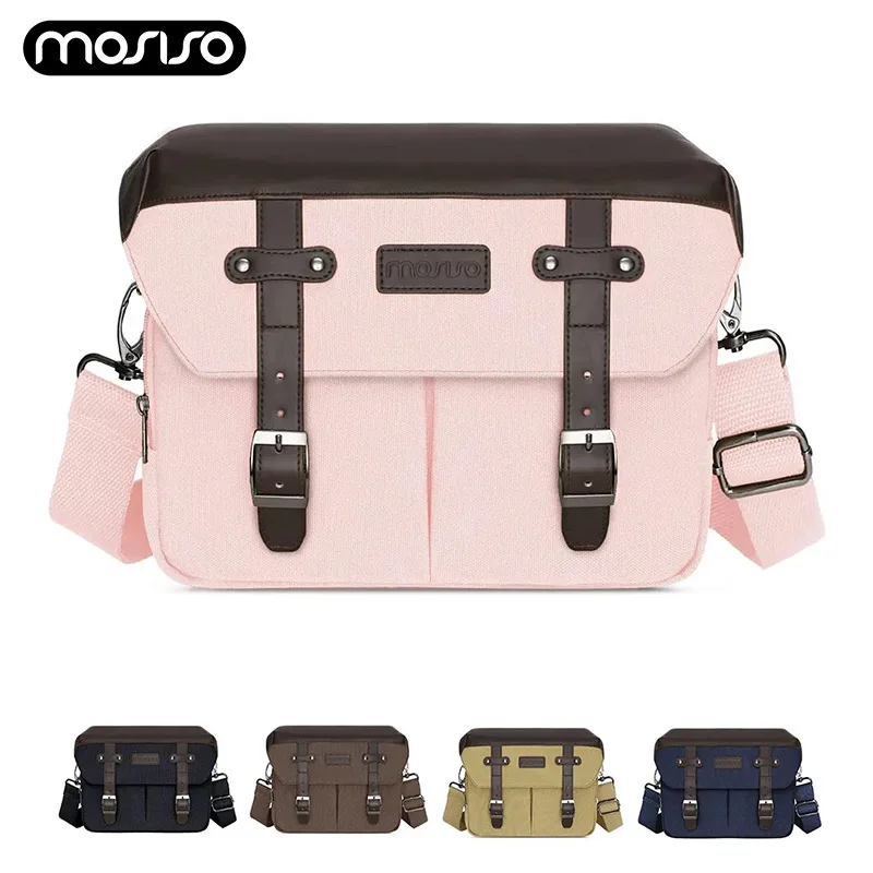 

Camera Case Crossbody Shoulder Messenger Bag DSLR/SLR/Mirrorless Photography Vintage PU Leather Flap Bag for Canon Nikon Sony