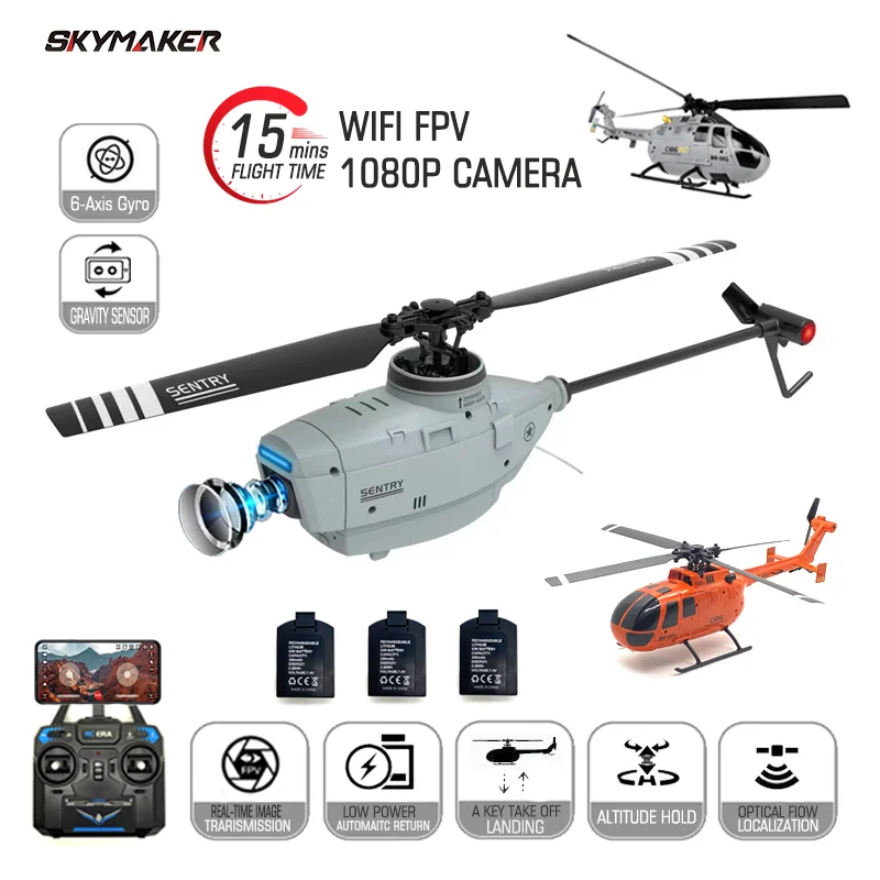 C127 C186 Pro RC Helicopter with Camera 4CH 6Axis Gyro 2.4G Remote Control Wifi FPV Camera RC