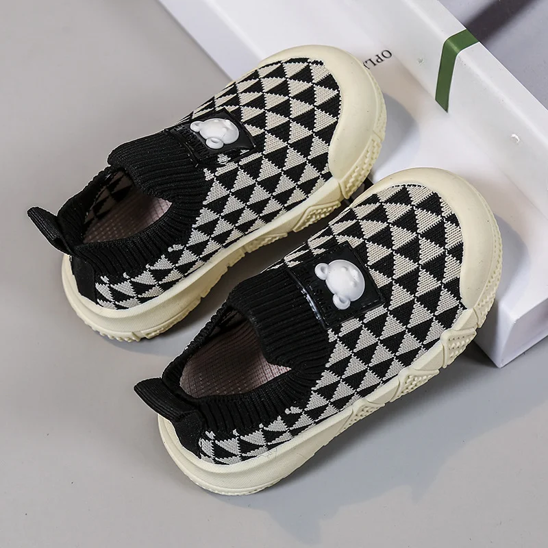 Kid Casual Shoes Sports Shoe for Boy Girl Spring Mesh Breathable Soft Soled Kindergarten Indoor