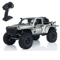 4WD CROSSRC 1/8 RC Crawler Car EMOX Remote Control Off-road Vehicles Model Two-speed Transmission Light System Toys TH22417 1