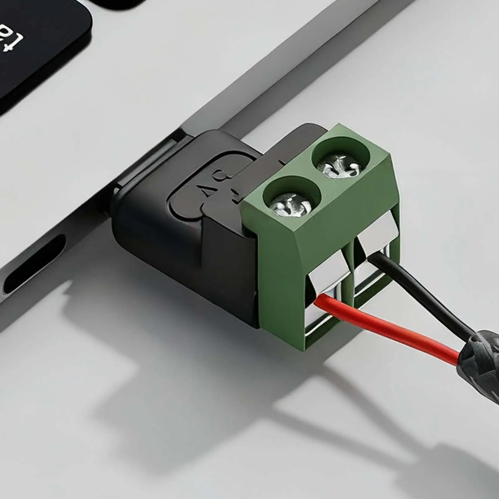 USB C Cable Adapter Male 2 Pin Quick Connection Head Solderless Type C Connectors for Industrial Scientific Repair Charging