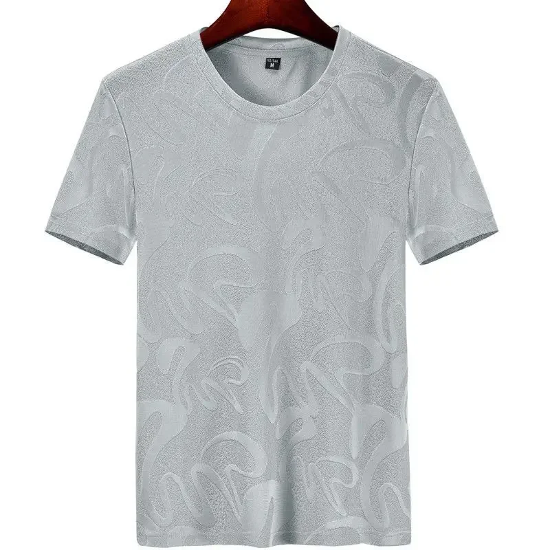 thumbnail image 1 of Conjunto de chándal para hombre, camiseta con el alfabeto moderno, ropa de alta calidad para hombre, trajes deportivos elásticos elegantes, top holgado de corte entallado, conjuntos de pantalones cort, 1 of 5