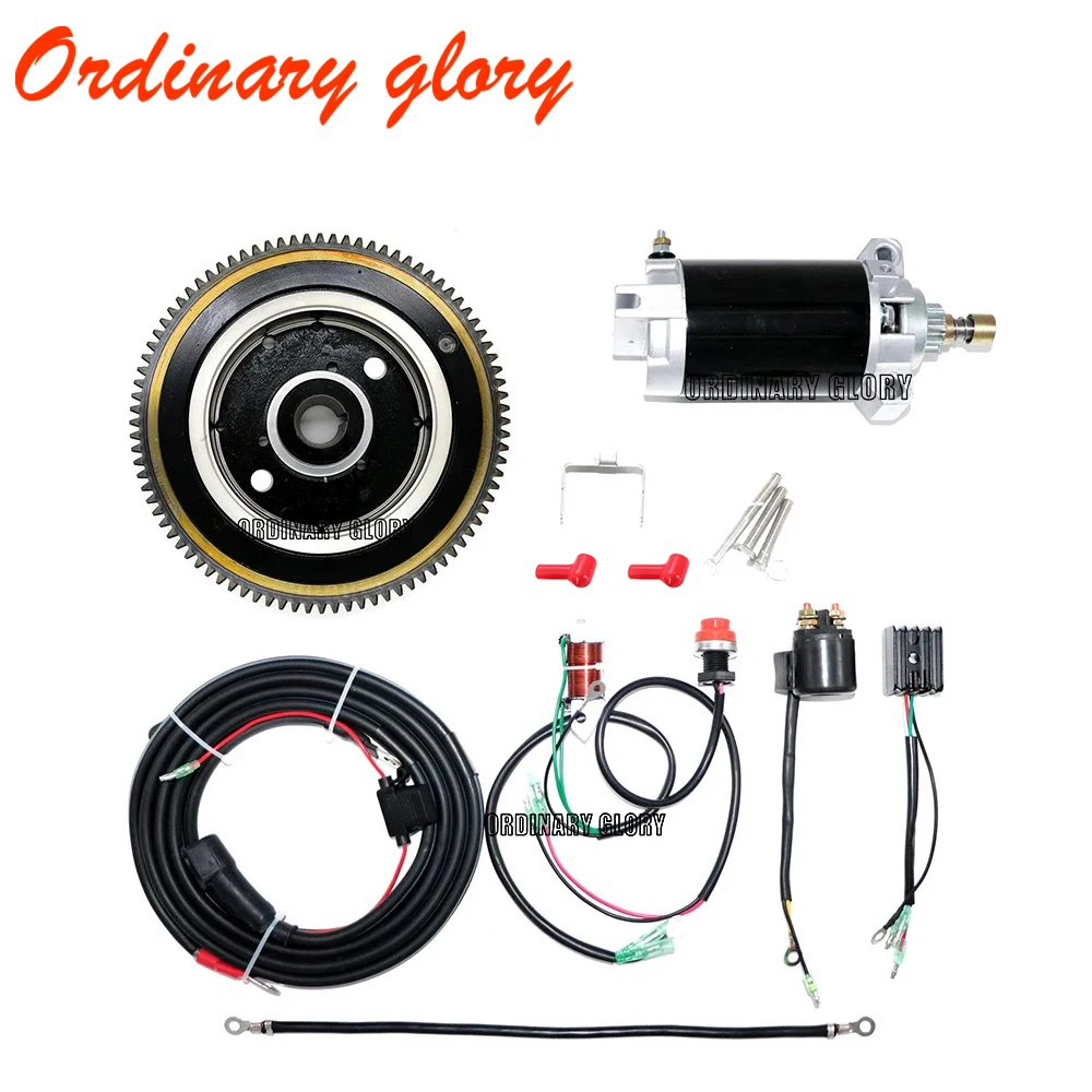 

Электростартовый Набор для YAMAH E40,Parsun Hidea HD40F Powertec Pioneer, 2-тактный стартовый мотор Mikatsu M40, 40 л.с.