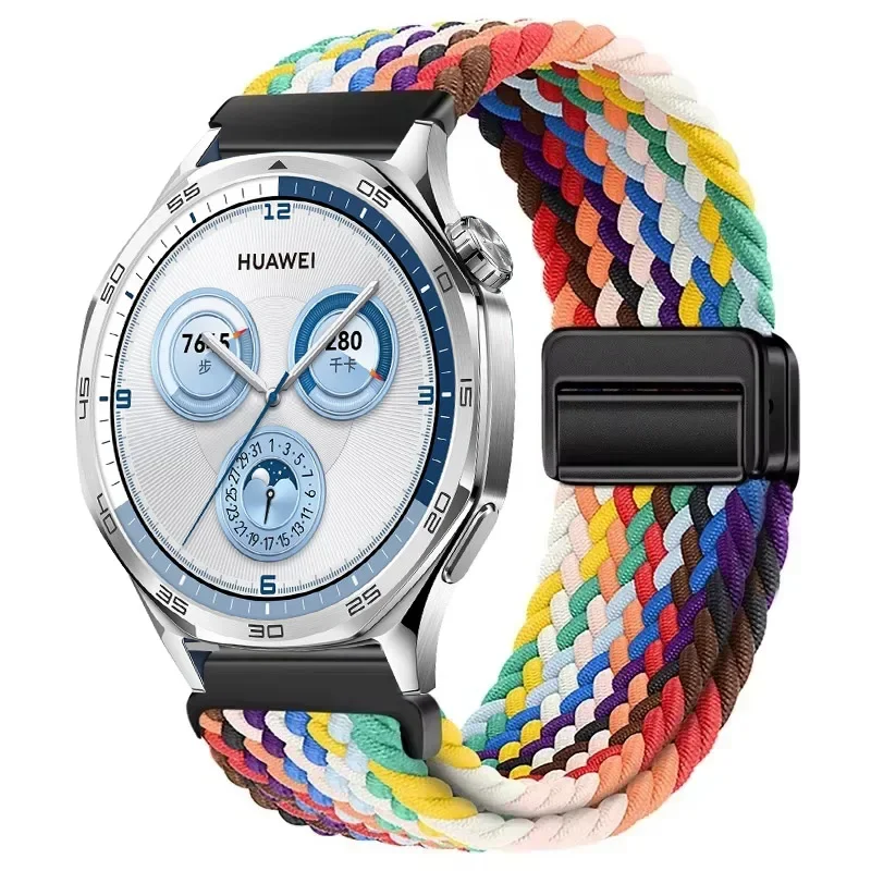 Braided Nylon Loop Strap with Magnetic Buckle 22/20mm