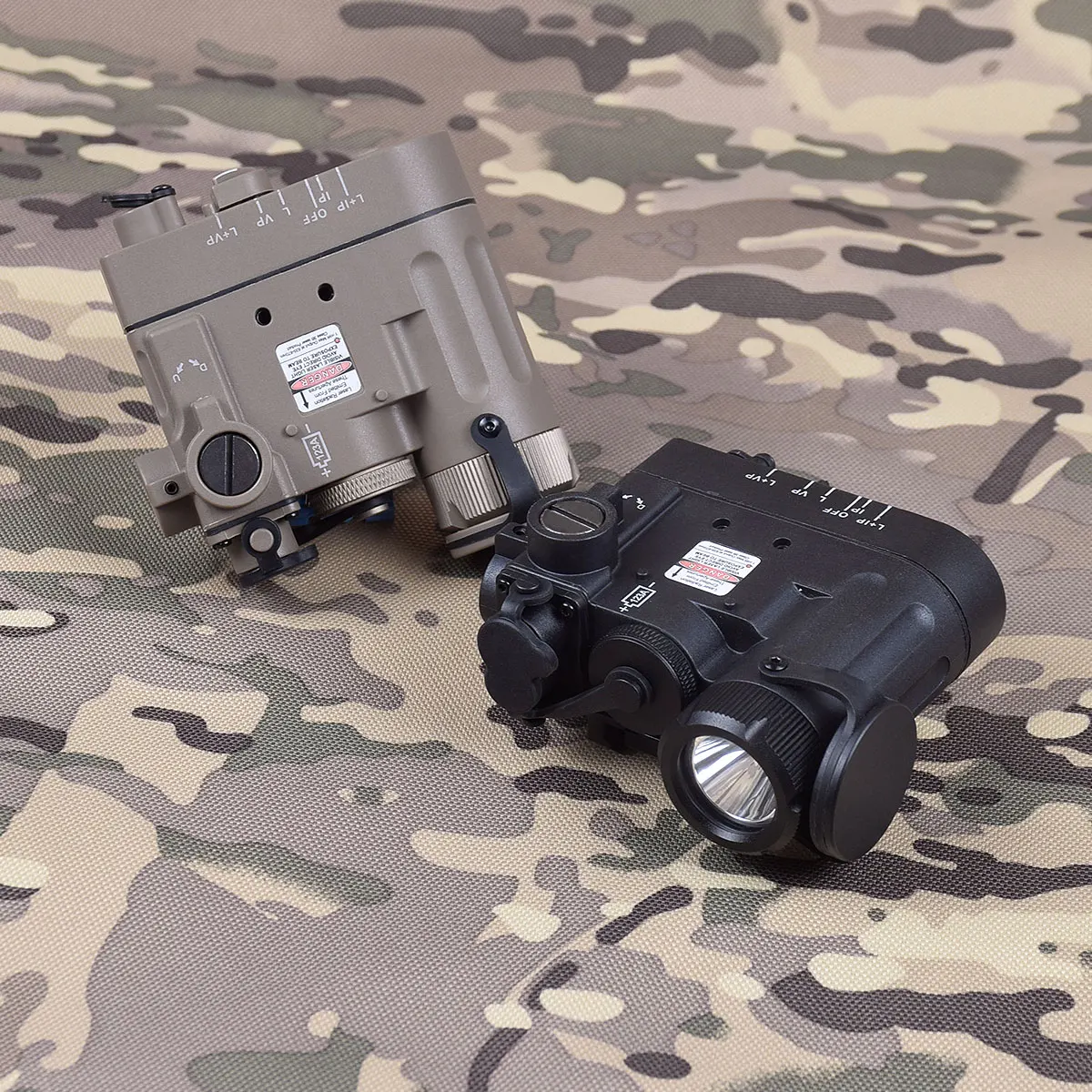 전술 DBAL D2 MK PEQ 15 에어소프트 무기 손전등, 레드 IR 도트 레이저, LED 스카우트 라이트, 소총 AR15