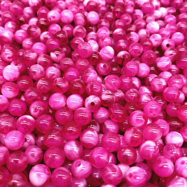 8mm Acrylic Loose Spacer Beads for Jewelry Making Necklaces Earrings Bracelets Handmade DIY