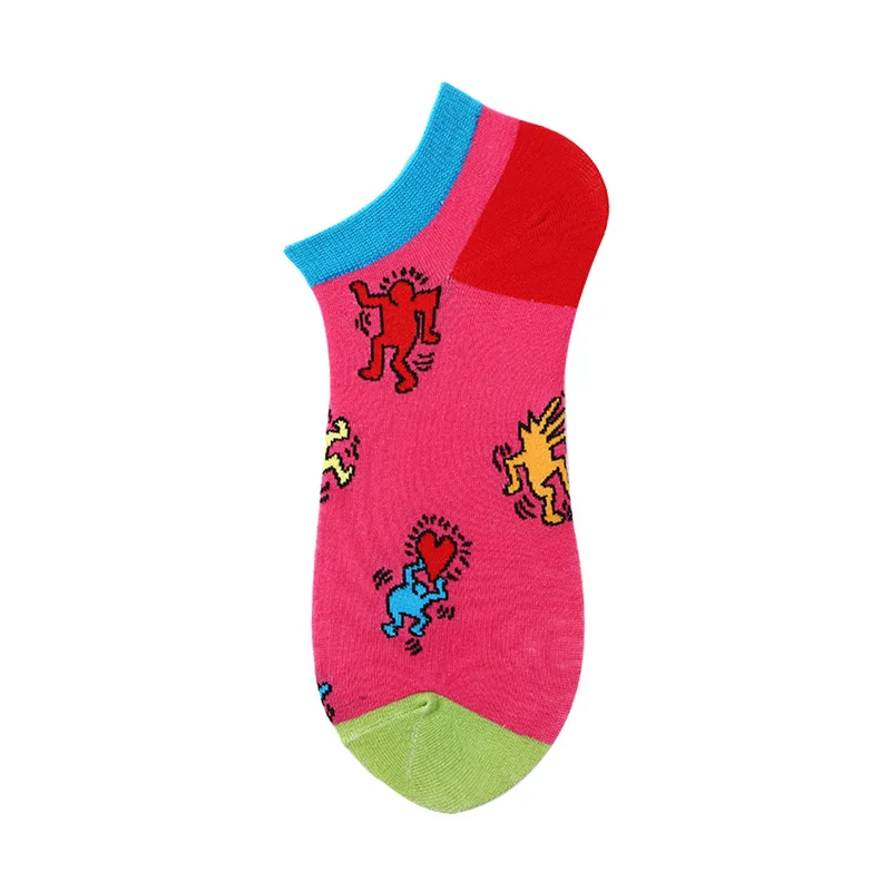 Men's Novelty High-Quality Geometric Fruit and Sushi Patterned Fashion Socks