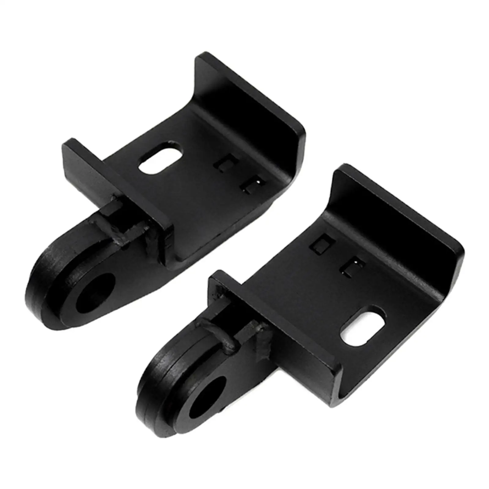 

2Pcs Front Tow Hook Shackle Bracket Front Bumper Tow Hook Mount Bracket Holder Fit for Sturdy Metal Easy Insatallation Auto