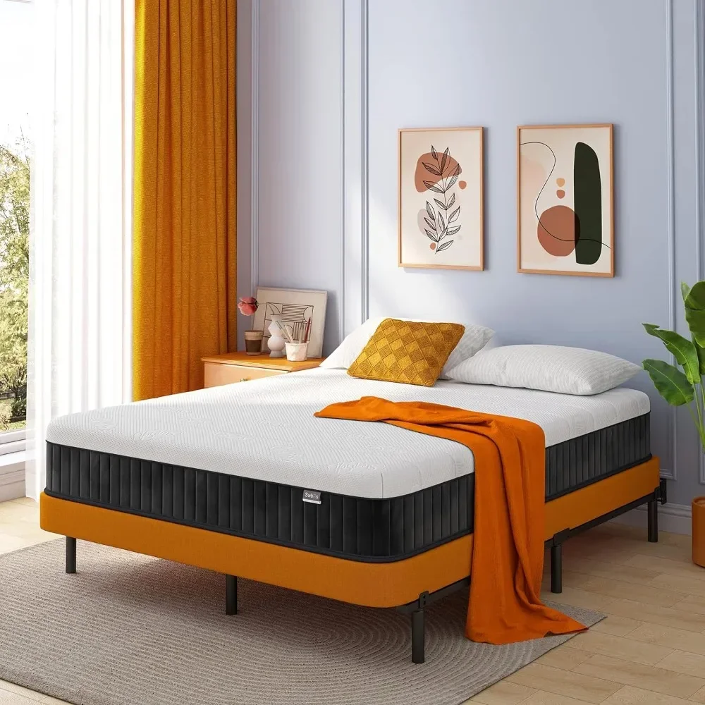 Full Size Mattress in a Box, Memory Foam Mattress 10 Inch, Double Mattress Pressure Relief, Easy Delivery& Set Up, free shipping 2