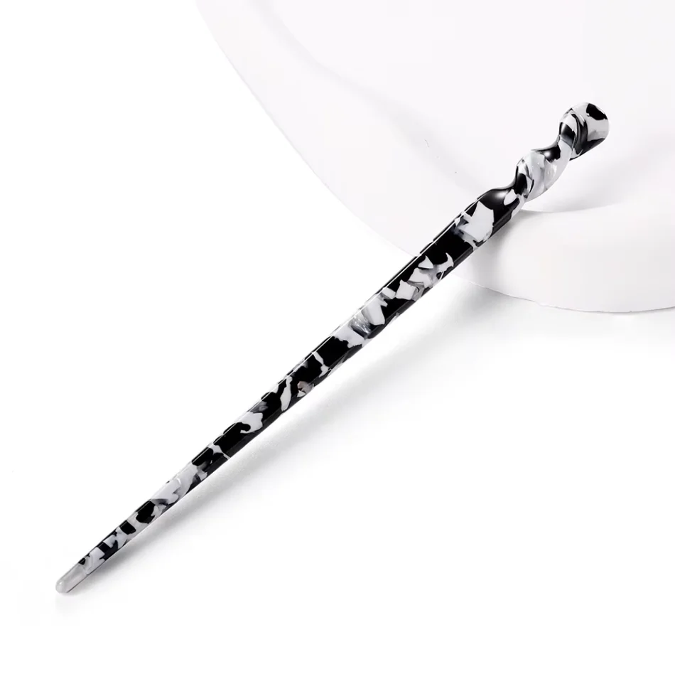 Chinese Style Vintage Acetate Resin Hair stick Women Hairpins Hair Clip Pin Headwear Wedding Jewelry Accessories