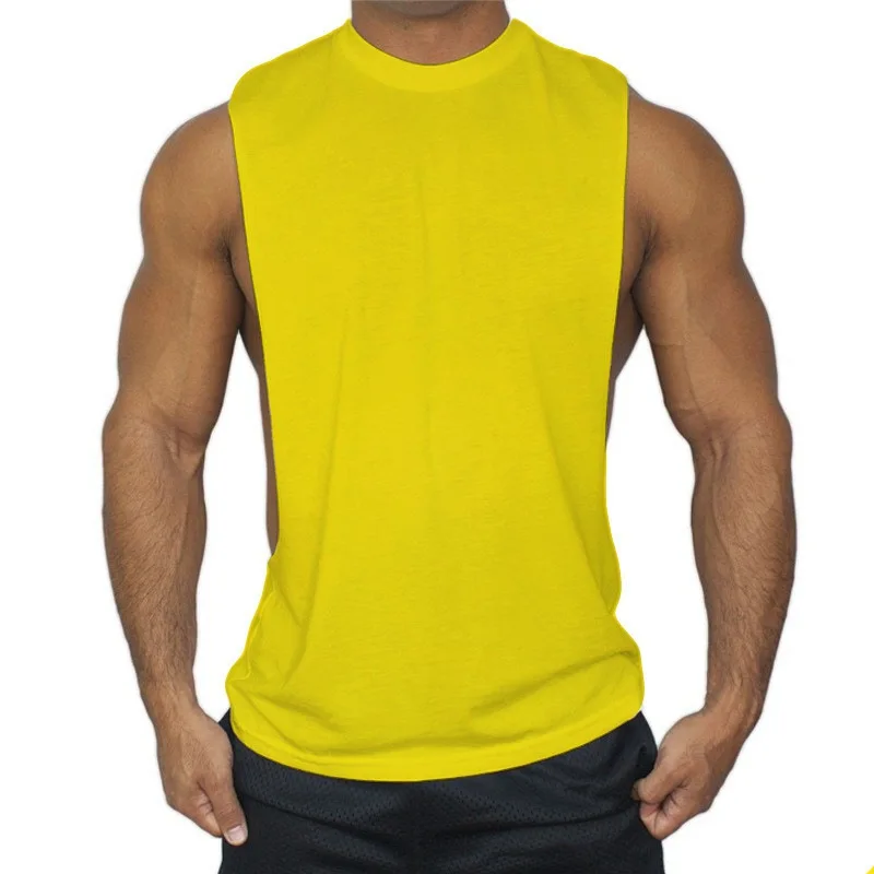 

Bodybuilding football shirt gym muscle Tank Top fitness Men's Black Workout Vest