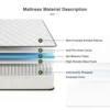 6 Inch innerpring Dream Ded Mattress Medium Firm Feel, Fiberglass Free, Host Youth Guest Bedroom, Mattress in A Box, Twin,Twinxl 4