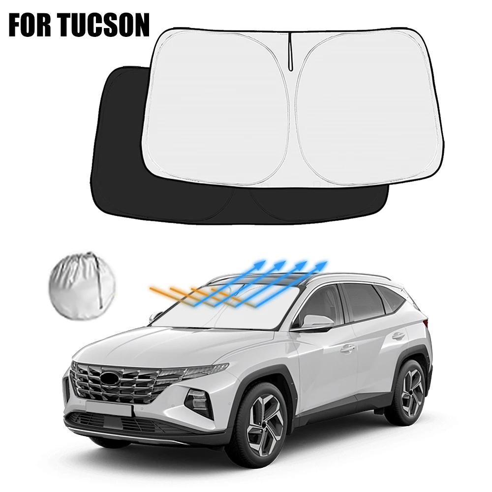 For Hyundai Tucson Car Windshield Sunshade Cover Front Window Sun Shade Visor Auto Interior UV Protection car sunshade,windshield sunshade,windshield sun shade