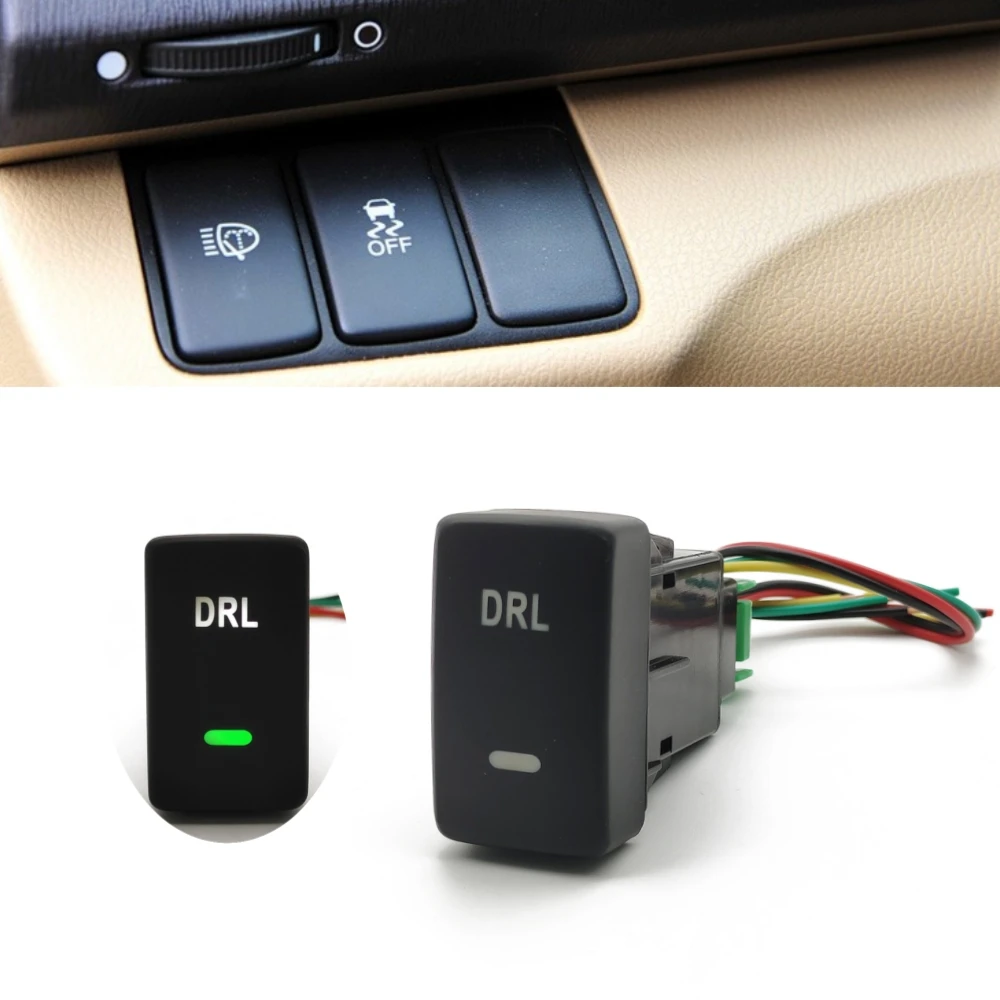 For Honda Fit Civic Odyssey Crv 2007 2013 Car Led Drl Switch Daytime