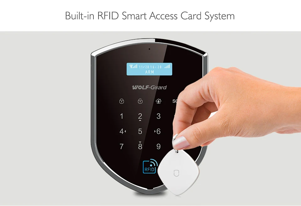 4G WIFI TuyaSmart Wireless GSM Intelligent Burglar Home Security Alarm System