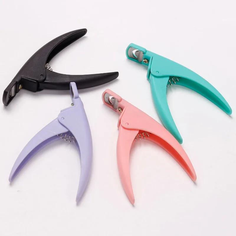 1pcs Nail Capsule Cutter U-Shaped False Acrylic Tips Scissors