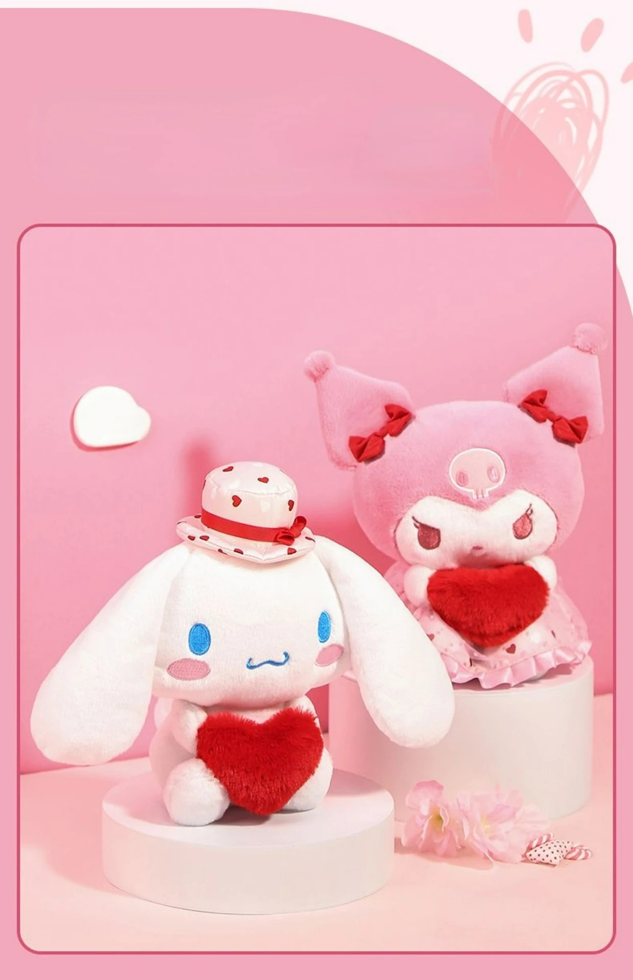 

Sanrio Cinnamorroll Plush doll Hello Kitty Cute My Melody Doll Cute Valentine's Day gift for girlfriend's girlfriend