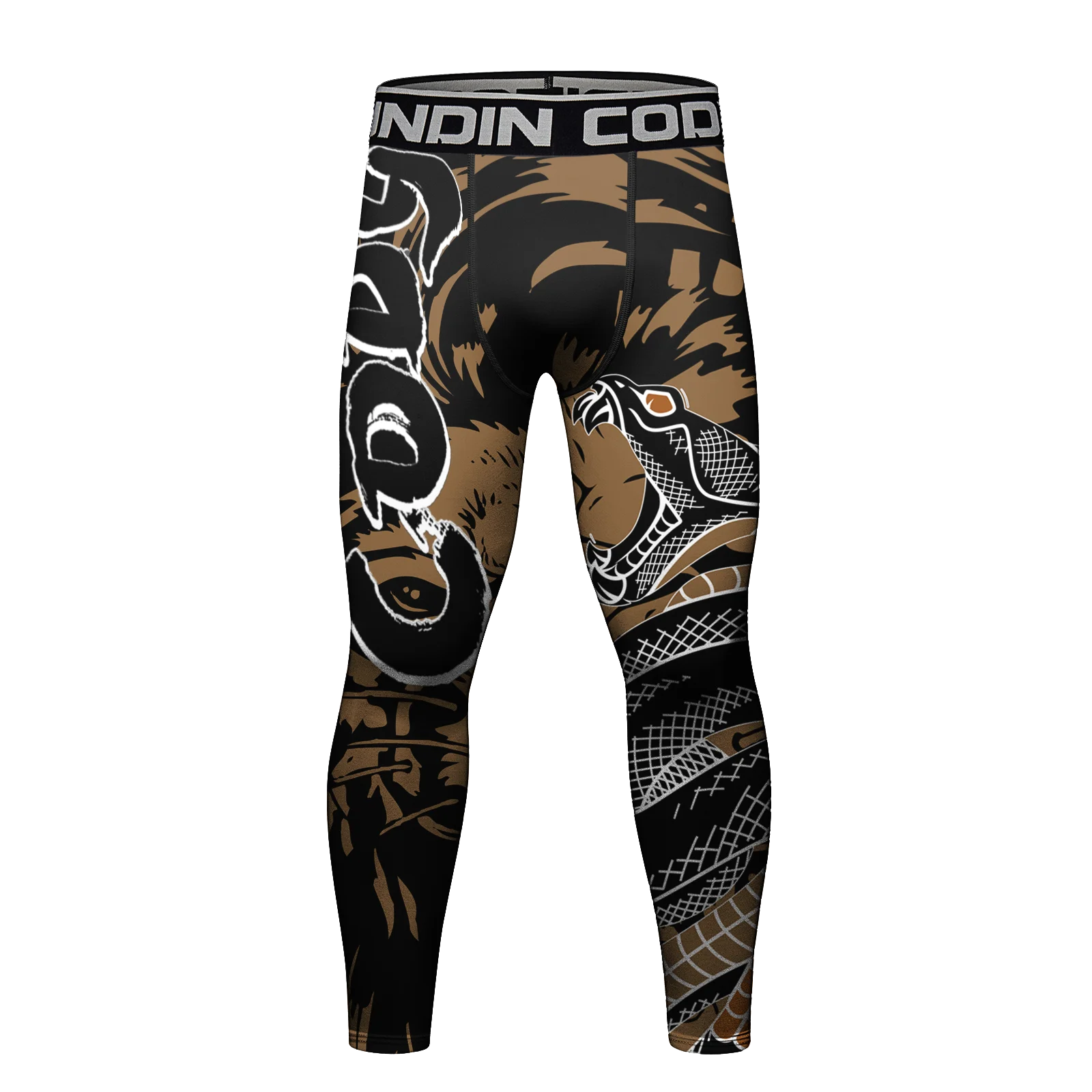 Cody Lundin Compression Leggings for Men Basketball Gym Tights