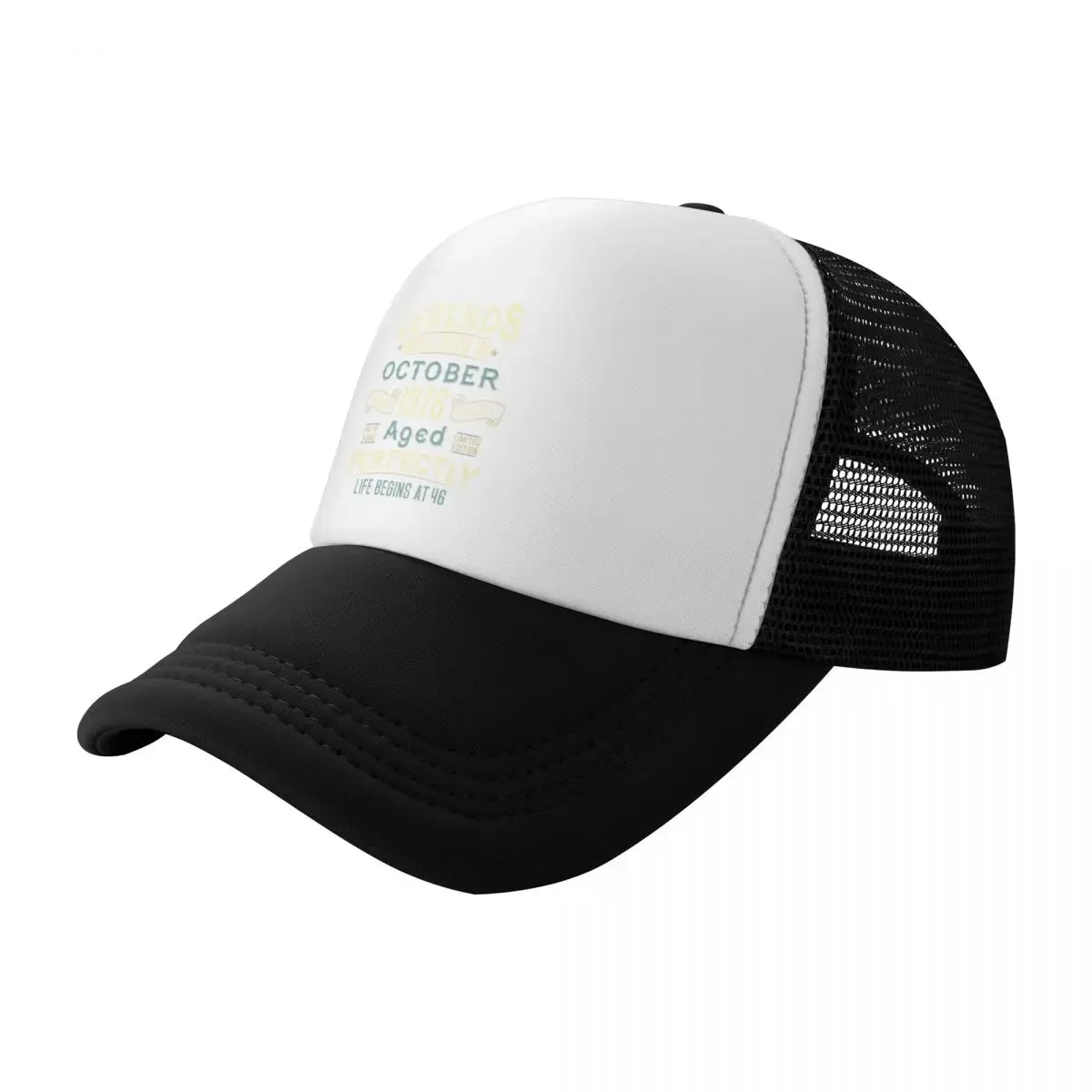 Vintage October 1976 46Th Birthday 46 Year Old Men Women Baseball Cap Snapback Cap sun hat Golf Golf Cap Men Caps Women's