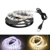 5V USB Led Strip Light SMD 2835 1M 2M 3M 4M 5M White/Warm White  Flexible Lighting Ribbon TV Background Tape Home Decor Lamp 1