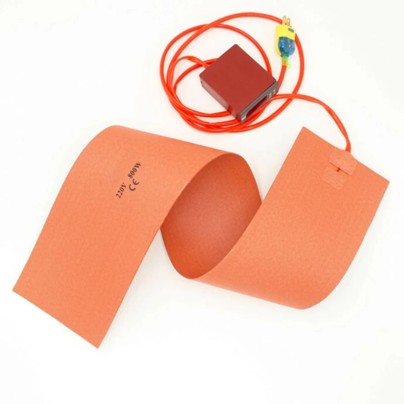 110V/220V Electric Silicone Heating Pad Digital Temperature Controller Thermostat Heater Plate Mat Guitar Side Rim Bending Press 3