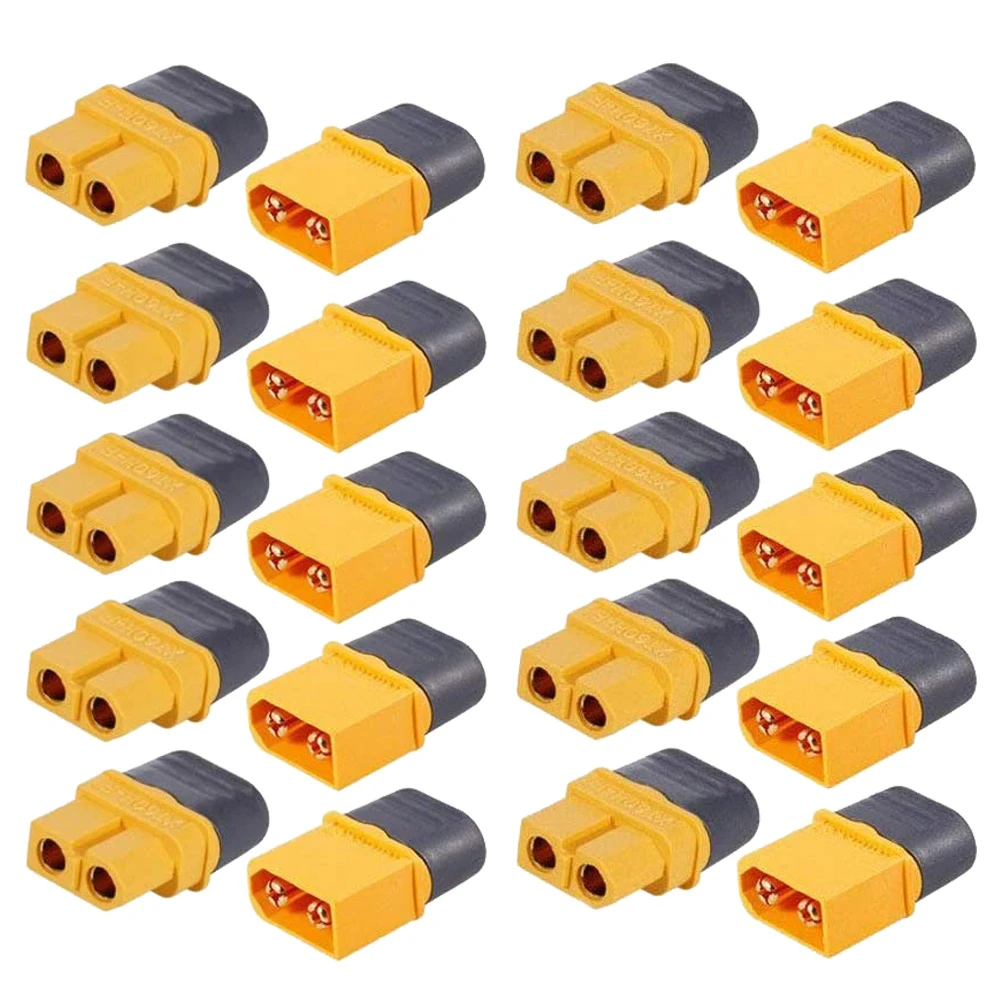 Xt60 Xt60male Female Bullet Connectors Plugs For Rc Lipo Battery Rc