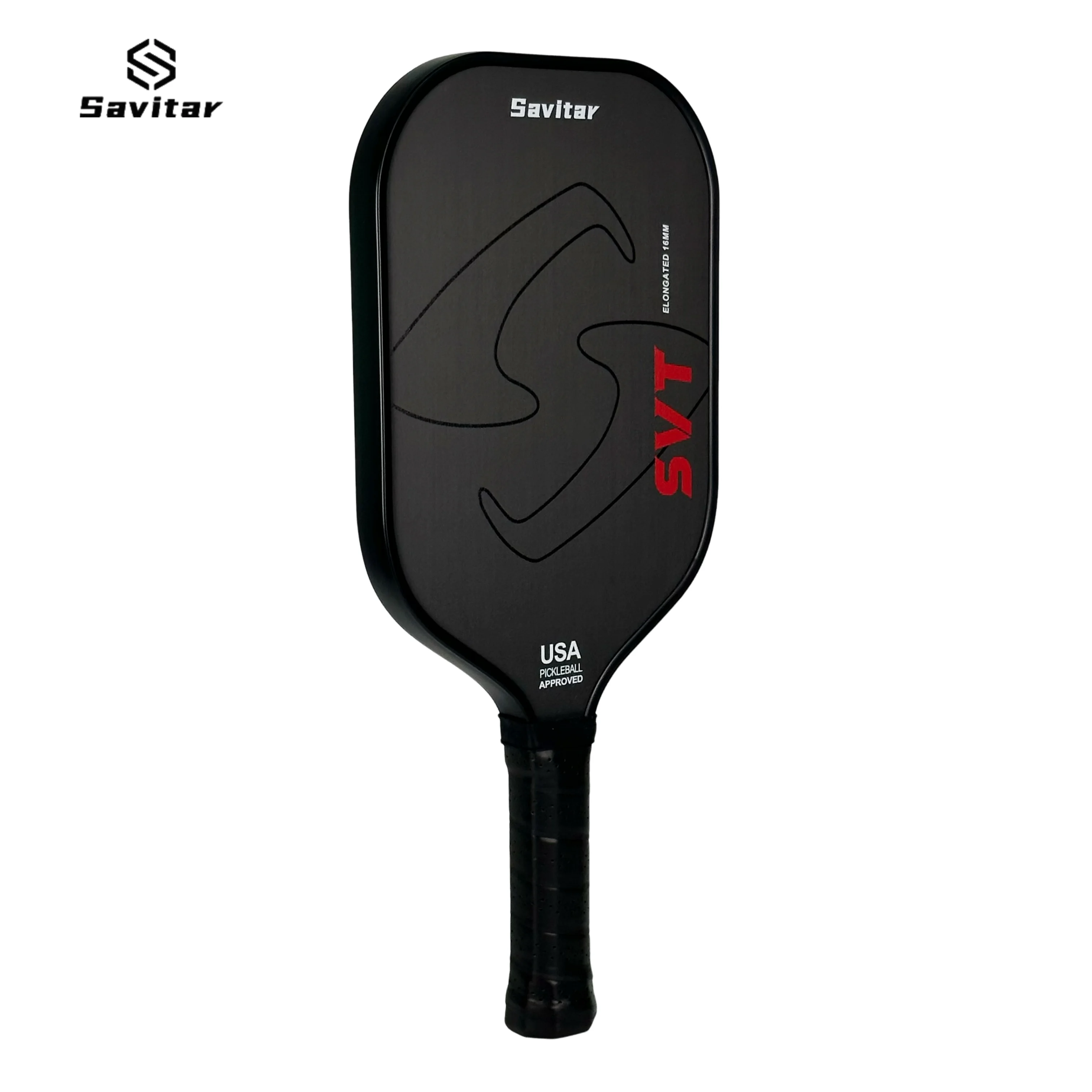 SAVITAR T700 Carbon Fiber Pickleball Paddle Elongated Shape Hi-grit Surface Polymer Honeycomb Core Enhanced Power&Spin&Control