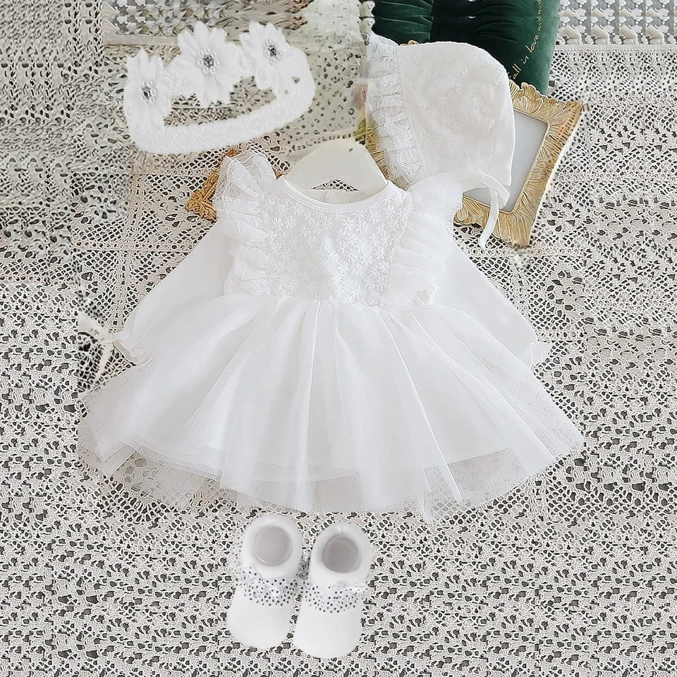 green emerald velvet dress Newborn Baby Girl Clothes 0-3 Months Spring Outfits Infant Romper Ruff –  Pink and Caboodle main image 1