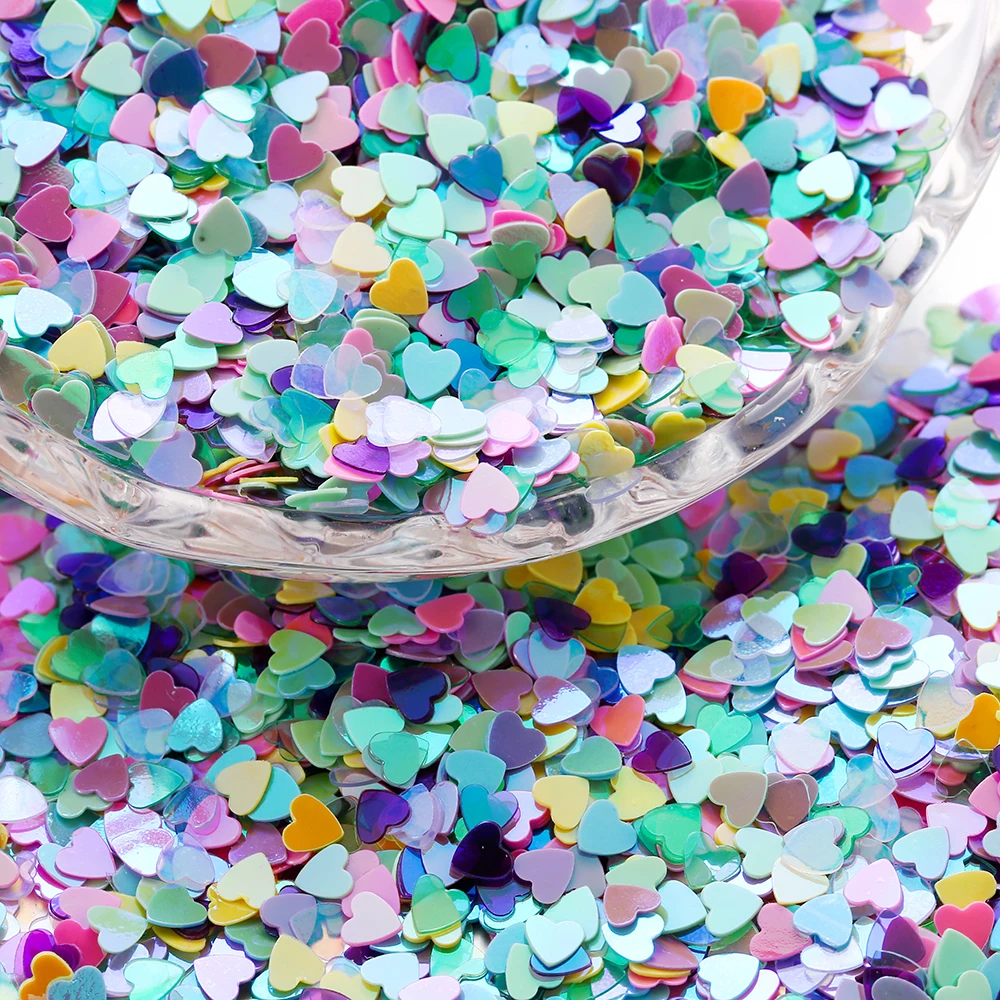 10g Butterfly Sequins Laser Glitter Sequin Epoxy Resin Paillettes Rabbit Heart Sequin for DIY Epoxy Resin Crafts Nail Art Decor