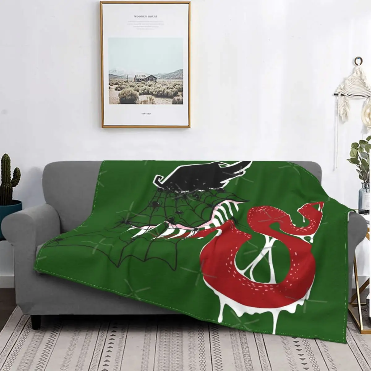 

Manta verde de Monstera, colcha a cuadros para cama, sofra a cuadros, manta de verano, colcha de 220x240