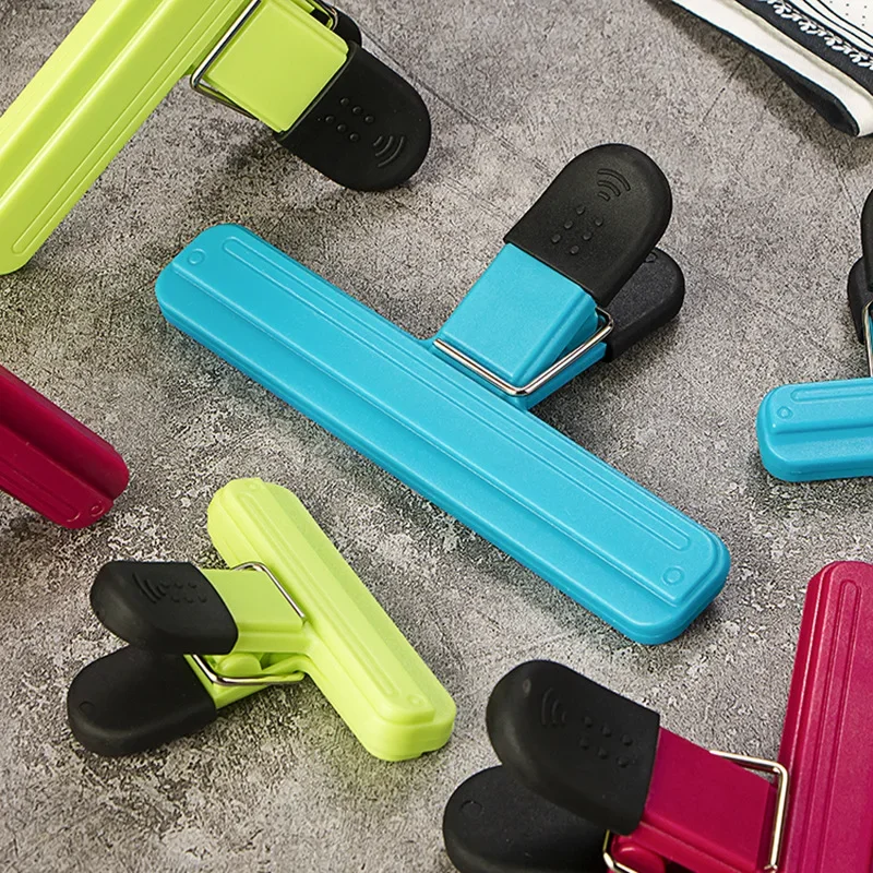 Heavy Duty Multipurpose Bag Clips Durable Kitchen Snack Savers for Food Bag Storage Organizer Freshness Secure