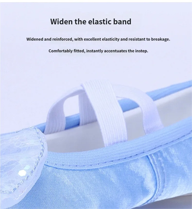 Ballerinas, Schuhe mit Schleife, Herz, Diamant, bequeme Linedance-Schuhe, Ballerinas, Tanzschuhe für Damen und Mädchen, flache Mesh-Schuhe – Detail 5