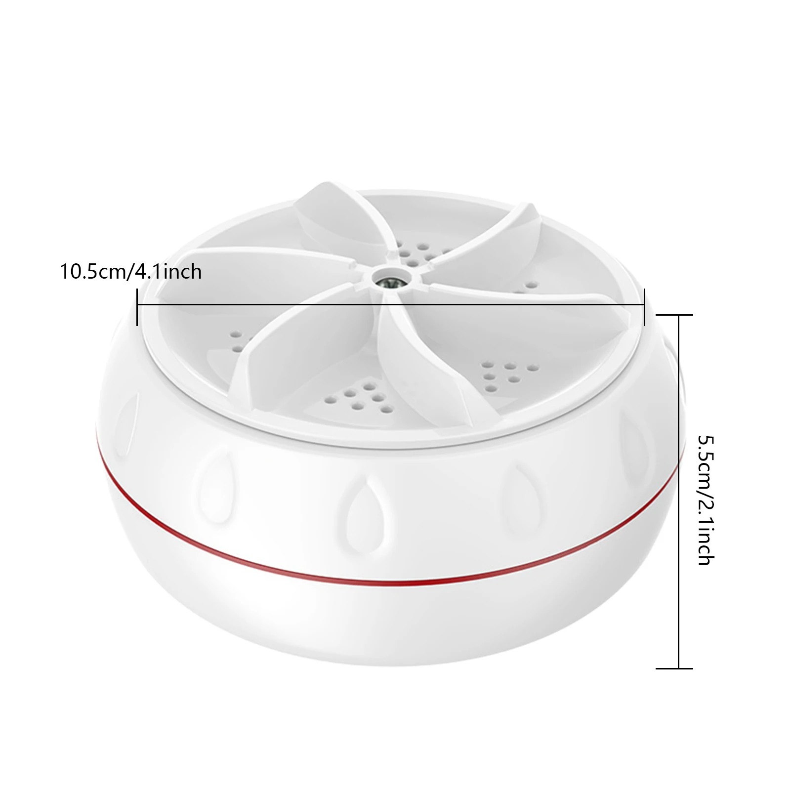 Mini Ultrasonic Turbo Washing Machine Stain Removing Portable USB Powered Removes Dirt Clothing Cleaning Washing Machine Travel