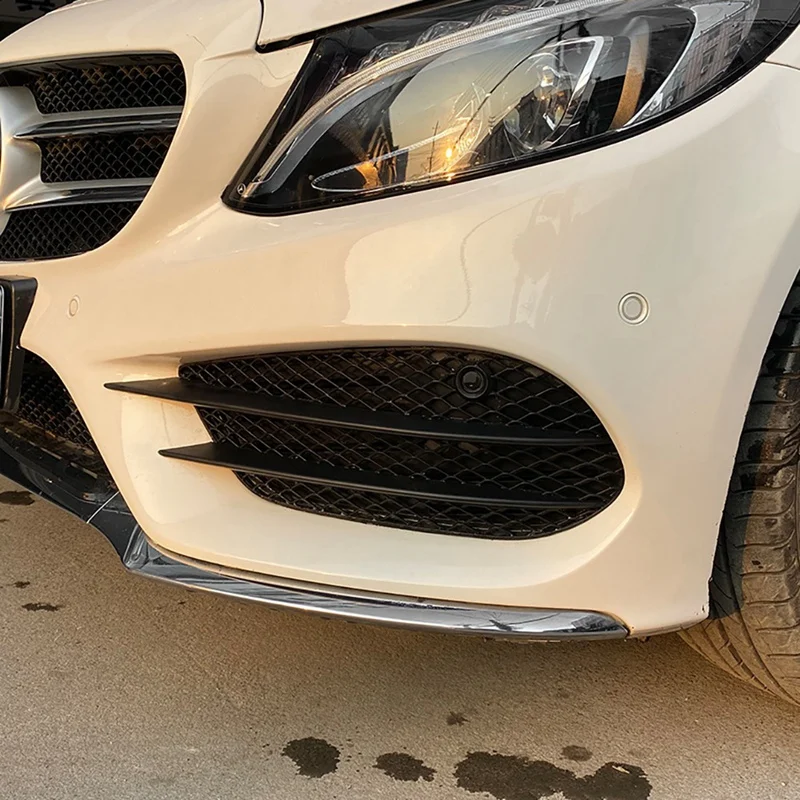 

Front Bumper Grill Grid Fog Light Cover For Mercedes-Benz C-Class W205 C180 C200 C260 2015-2018 AMG Modification