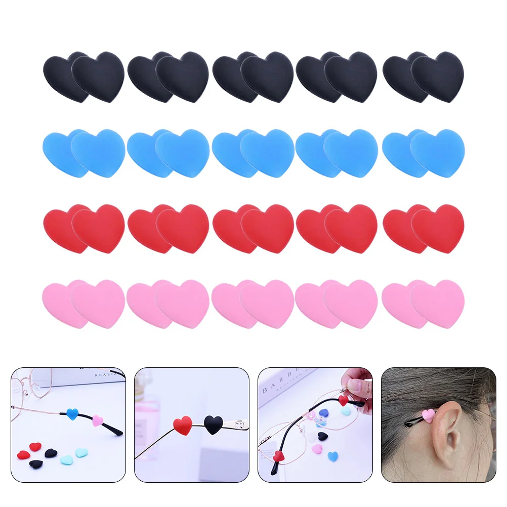 

20 Pairs Glasses Anti-slip Cover Eyeglass Ear Grips Magnetic Sunglasses Hook Earhook