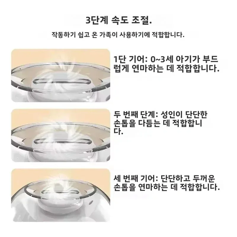 2 in 1 LED 조명 전동 손톱깎이, 용 자동 손톱 그라인더 트리머, 미니 매니큐어 도구, 네일 케어