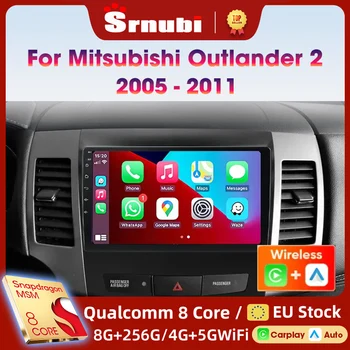 Reproductor Multimedia Srnubi 2 Din Android para coche, Radio para Mitsubishi Outlander 2006-2011, Peugeot 4007, Citroen C-Crosser, Carplay, Gps 1