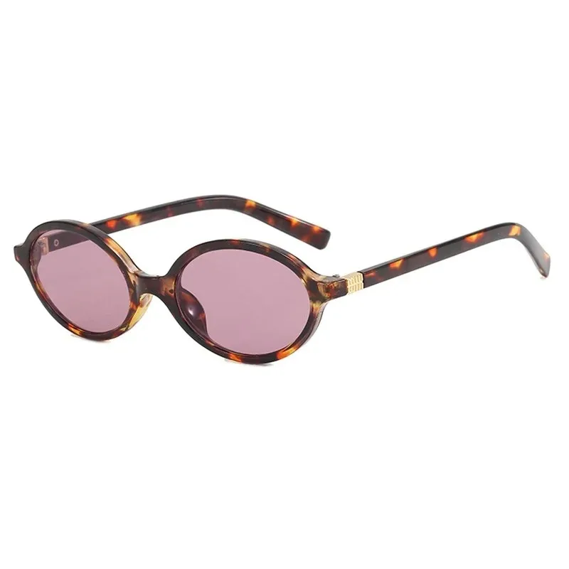 Sexy Small Oval Leopard Sunglasses Women Lovely Ins No Makeup Plain Glasses Frame Eyewear Cute Decorative Computer Glasses Men Best Sellers In Accessories