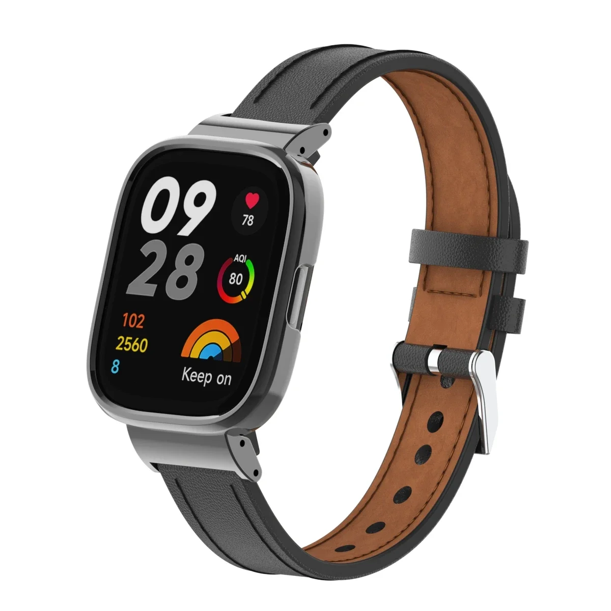 Premium Ultra-Fiber Leather Strap with Metal Protection Box