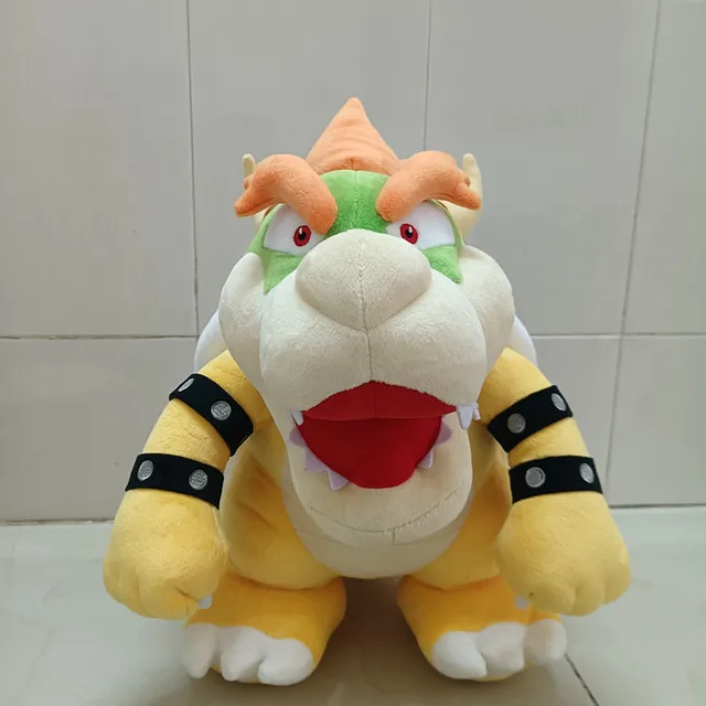 Super Mario - Bowser Medium Plush (15 Inch) – Dragons Trading