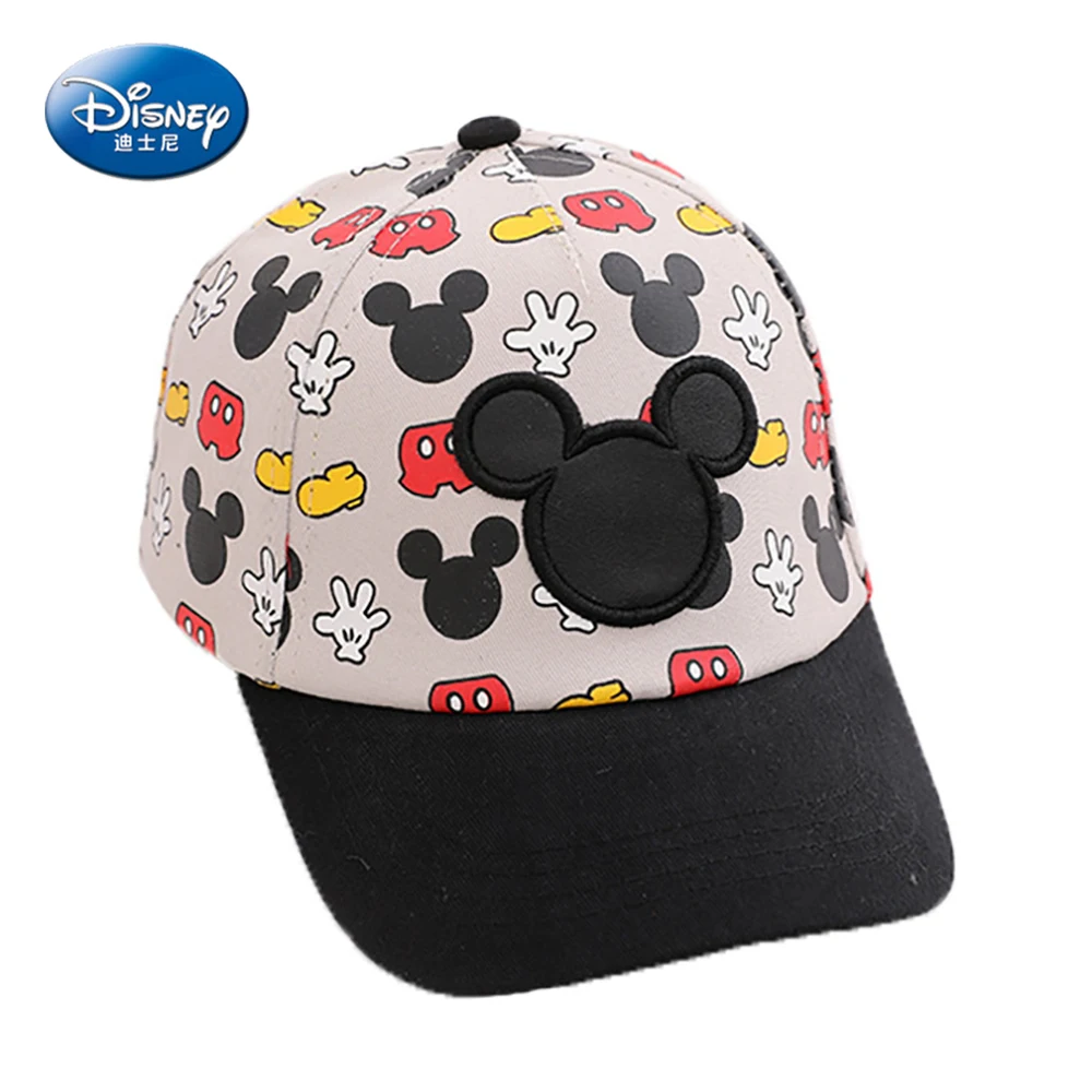 Disney Brand Baseball Caps Kids Mickey Mouse High Quality Sunhat For Summer Boys Girls Lovely Cartoon Cap Children