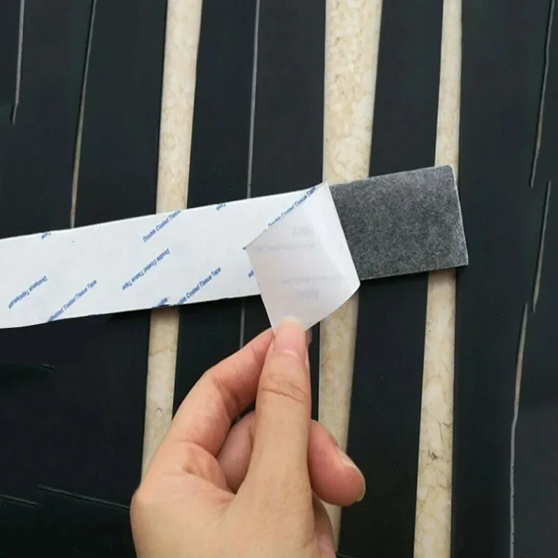 1Pcs Self Adhesive Silicone Rubber Sealing Strip Seal Gasket Anti-skid Shock Absorption Collision Avoidance Strip